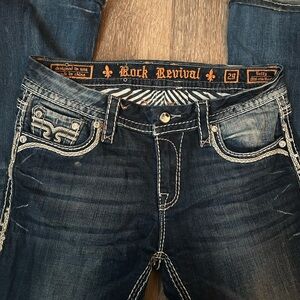 Rock Revival Women's Dark Blue Boot Cut Jeans